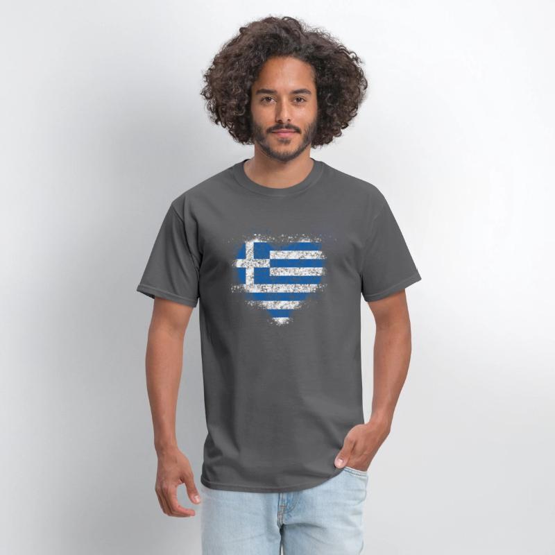 Heart Greek Flag
