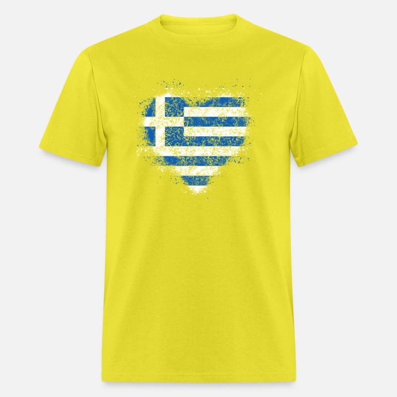 Heart Greek Flag