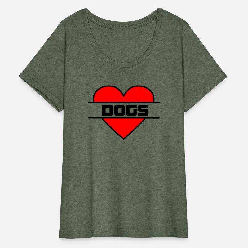 Heart I love dogs