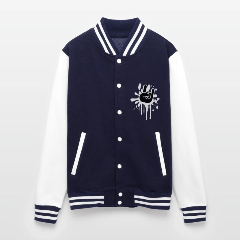 Heavy metal graffiti drop horn finger hand gesture