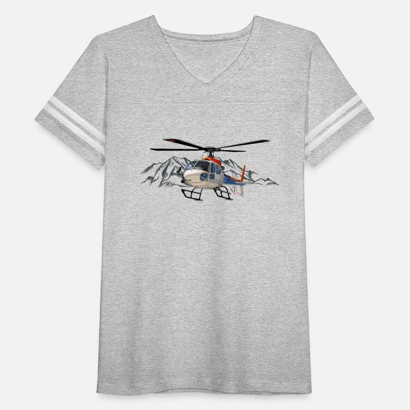 Helicopter in action