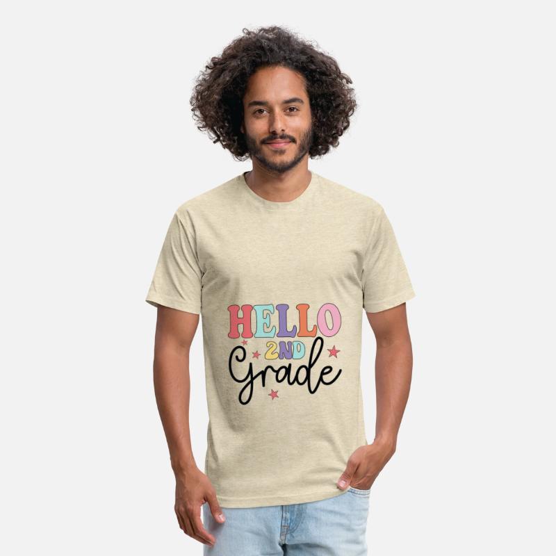 Hello 2nd Grade Boho Rainbow Back To School