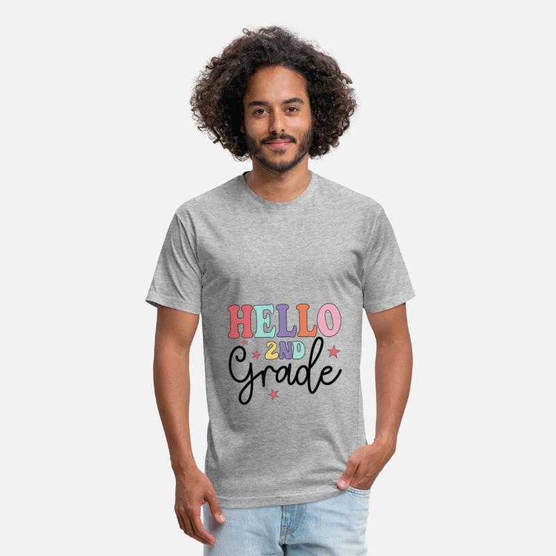 Hello 2nd Grade Boho Rainbow Back To School
