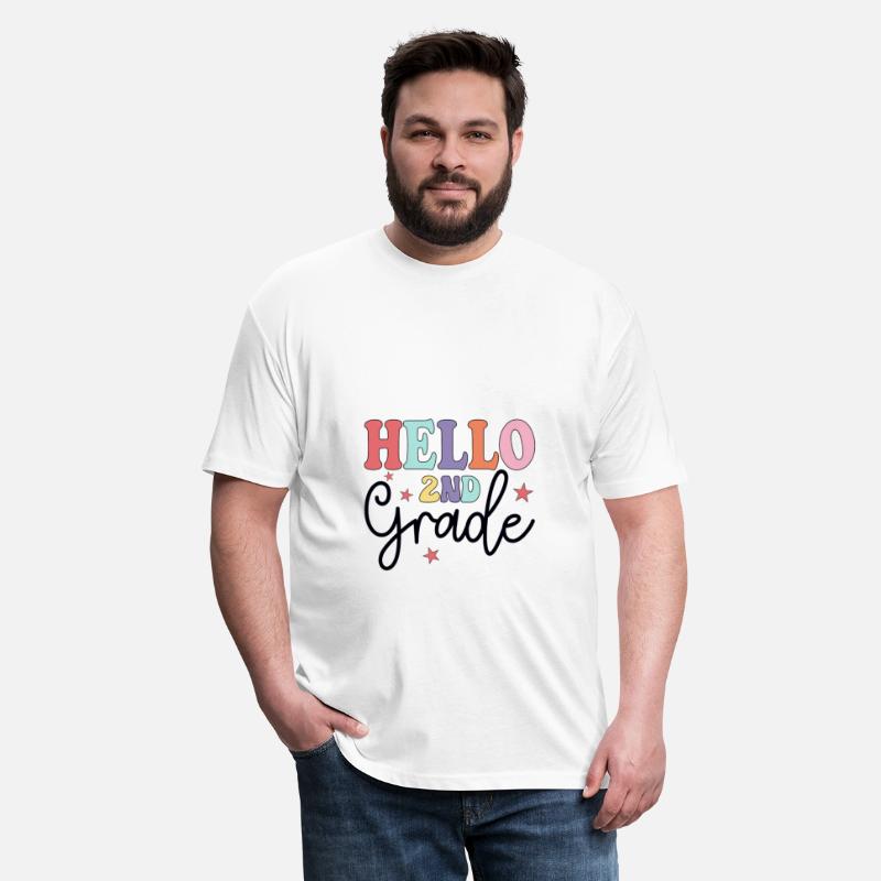Hello 2nd Grade Boho Rainbow Back To School