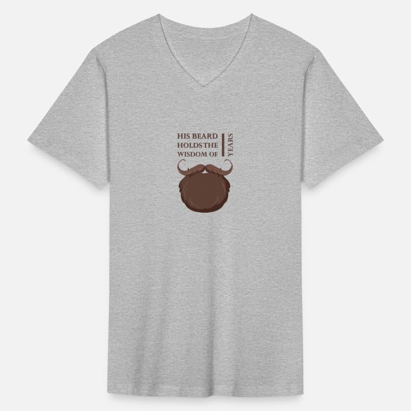 His beard holds the wisdom of years